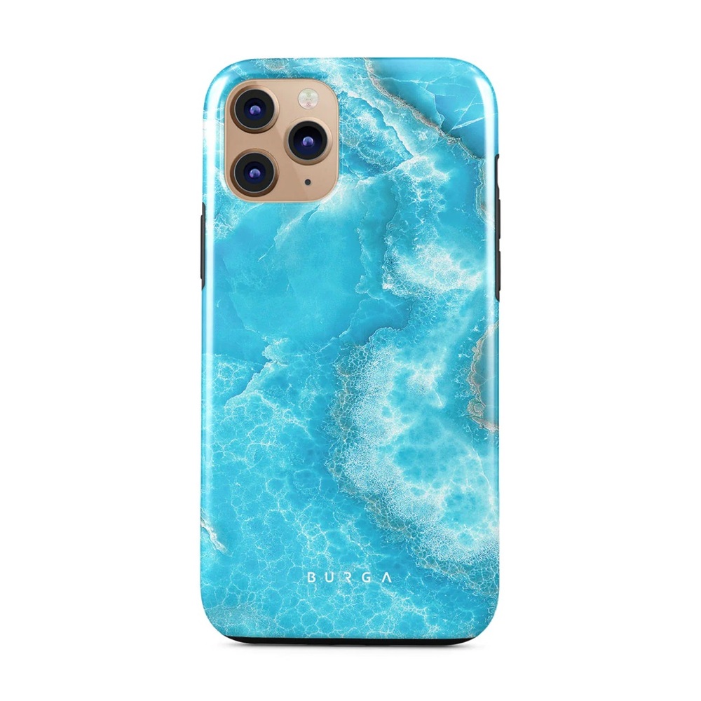 Burga Turquoise Marble Phone Case for iPhone